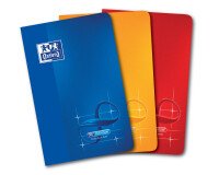 Carnet Oxford infinium 9x14cm petits carreaux 5mm 96 pages agrafées couverture synthétique coloris assortis
