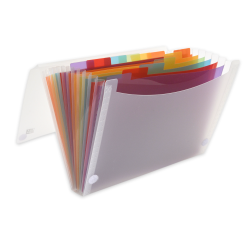 Trieur extensible Oxford tahiti a4 12positions polypro translucide 8/10ème incolore