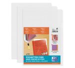 Sachet de 10 pochettes-coin Oxford m star a4 pvc lisse épaisseur 15/100ème incolore