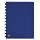 Protège-documents Oxford variozip memphis a4 60 vues / 30 pochettes amovibles couverture polypro bleu