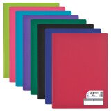 Protège-documents Oxford memphis a4 40 vues / 20 pochettes couverture polypro coloris assortis