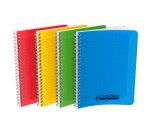 Cahier spirale Conquérant classique 17 x 22 cm grands carreaux 100 pages