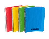 Spiral notebook Conquérant classic 17 x 22 cm large squares 100 pages