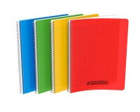 Cahier spirale Conquérant Classique 21 x 29,7 cm grands carreaux 180 pages