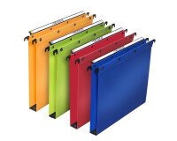 Boite de 10 dossier suspendu tiroir Elba pp ultimate a4 fond 30mm capacité 350 feuilles couverture polypro assortis