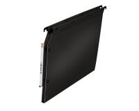 Boite de 10 dossier suspendu armoire Elba pp ultimate a4 fond 15mm capacité 150 feuilles couverture polypro noir