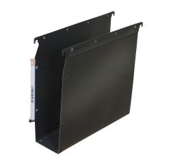 Boite de 10 dossier suspendu armoire Elba pp ultimate a4 fond 80mm capacité 800 feuilles couverture polypro noir