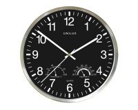 Pendule Unilux wetty gris métal