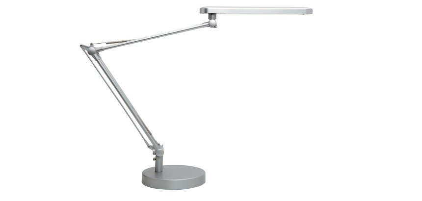 Lampe de bureau led Unilux mamboled2.0 prise europe grise