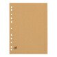Intercalaires neutres Oxford touareg a4 6 positions carte recyclée épaisseur 265g beige naturel