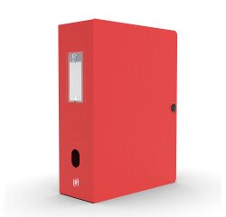 Boîte Oxford grande capacité Memphis 24x32cm dos 100mm avec bouton pression couverture polypro