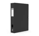 Boîte Oxford grande capacité Memphis 24x32cm dos 60mm avec bouton pression couverture polypro