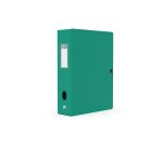 Boîte Oxford grande capacité memphis 24x32cm dos 80mm avec bouton pression couverture polypro vert