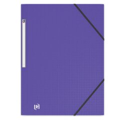 Chemise 3 rabats Oxford Memphis A4 avec élastique couverture polypro