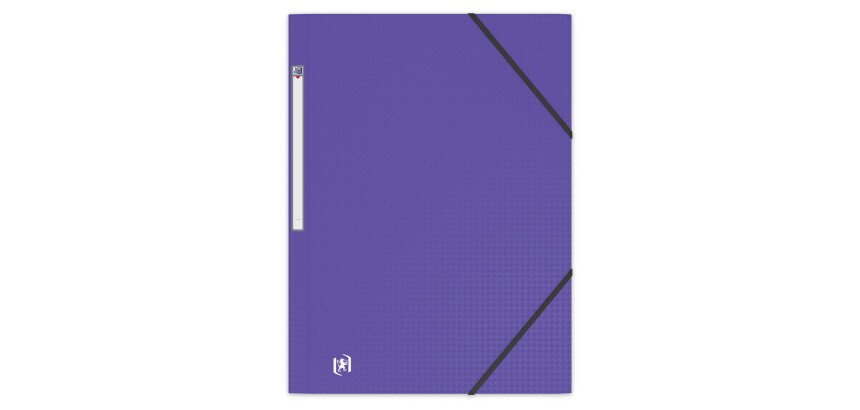 Chemise 3 rabats Oxford Memphis A4 avec élastique couverture polypro