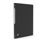 Classeur Oxford memphis a4 dos 20mm 4 anneaux ronds couverture polypro noir
