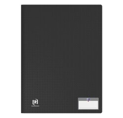 Protège-documents Oxford memphis a4 80 vues / 40 pochettes couverture polypro noir