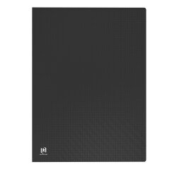 Protège-documents Oxford memphis a3 80 vues / 40 pochettes couverture polypro noir