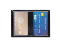 Etui 10 cartes standards 8,5x5,4 pvc 30/100ème noir