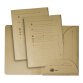 Lot de 25 sous-dossiers Oxford touareg a4 capacité 200 feuilles carte recyclée épaisseur 240g beige naturel