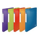 Boite Oxford school life 24x32 dos25 polypro assorti