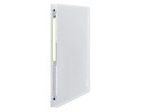 Classeur Oxford 2nd life a4 dos 20mm 4 anneaux ronds couverture polypro incolore