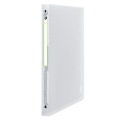 Classeur Oxford 2nd life a4 dos 20mm 4 anneaux ronds couverture polypro incolore