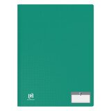 Protège-documents Oxford memphis a4 40 vues / 20 pochettes couverture polypro vert