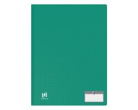 Protège-documents Oxford Memphis A4 80 vues / 40 pochettes couverture polypro vert