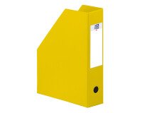 Porte-revues Oxford a4 dos 7cm couverture carte rigide recouverte de pvc jaune