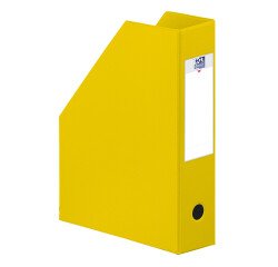 Porte-revues Oxford a4 dos 7cm couverture carte rigide recouverte de pvc jaune