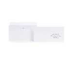 Lot 50 enveloppes Oxford 110x220  auto adhesive - blanc