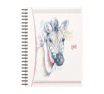 Cahier boho chic Oxford integrale 148x210 120pages ligne 7mm assorti