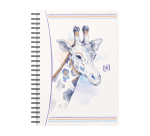 Cahier boho chic Oxford integrale 148x210 120pages ligne 7mm assorti