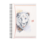 Cahier boho chic Oxford integrale 148x210 120pages ligne 7mm assorti