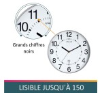 Pendule Unilux maxi wave noir