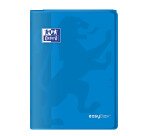 Cahier Oxford easybook a4 grands carreaux seyès 96 pages agrafées couverture polypro bleu