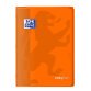 Cahier Oxford easybook a4 grands carreaux seyès 96 pages agrafées couverture polypro orange