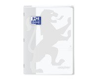 Cahier Oxford easybook a4 grands carreaux seyès 96 pages agrafées couverture polypro incolore