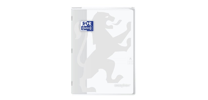 Cahier Oxford easybook A4 grands carreaux seyès 96 pages agrafées couverture polypro