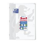 Cahier Oxford Easybook A4 grands carreaux Seyès 96 pages agrafées couverture polypro