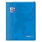 Cahier Oxford easybook 24x32cm grands carreaux seyès 96 pages agrafées couverture polypro bleu