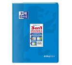 Cahier Oxford Easybook 24x32cm grands carreaux Seyès 96 pages agrafées couverture polypro