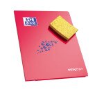 Cahier Oxford Easybook A4 petits carreaux 5mm margés 96 pages agrafées couverture polypro coloris assortis