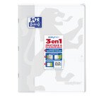 Cahier Oxford Easybook 24x32cm grands carreaux Seyès 96 pages agrafées couverture polypro