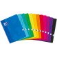 Cahier Oxford color life 24x32cm grands carreaux seyès 48 pages agrafées couverture carte coloris assortis