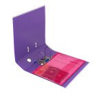 Sachet de 6 Pochettes perforées Oxford à Velcro® A4 polypro lisse épaisseur 20/100ème