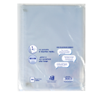 lot de 50 Pochettes perforées Oxford à insertion facile A4 polypro lisse 9/100ème - incolore