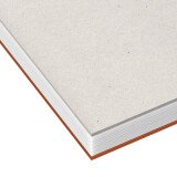 Bloc de bureau Oxford 10,5 x 14,8 cm agrafé orange - 5 x 5 mm - 80 feuilles