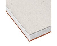 Bloc de bureau Oxford 21 x 31x5 agrafé orange perforé -5 x 5 mm - 80 feuilles